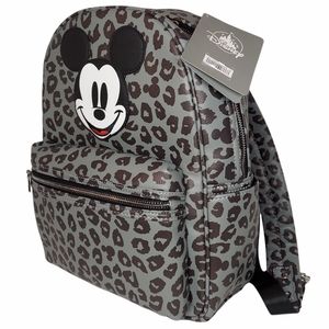 Disney Mickey Mouse Leopard Animal Print Backpack